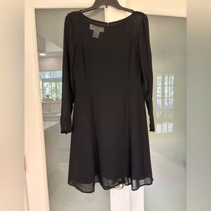 Vintage Jones New York Black Long Sleeve Dress